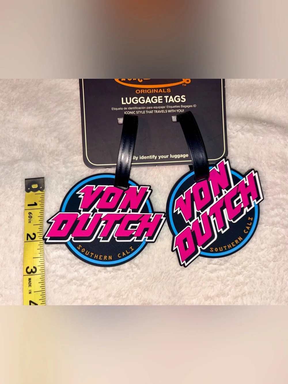 Von Dutch Luggage Tags NWT!